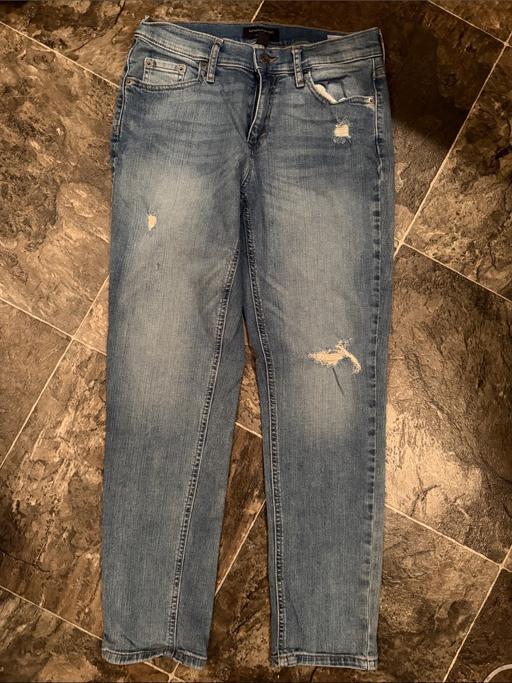 Banana Republic Jeans women’s size 2 Blue boyfriend Denim Stretch jeans